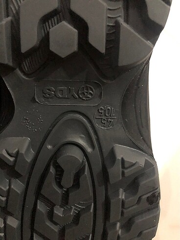 46 Beden siyah Renk YDS marka iş ayakkabısı 45 numara