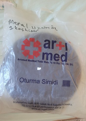 Gri Oturma Simidi Medikal Destek