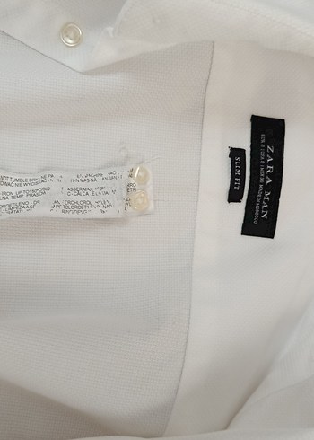 Erkek Beyaz Pamuklu Uzun Kollu Gömlek - Görsel 4