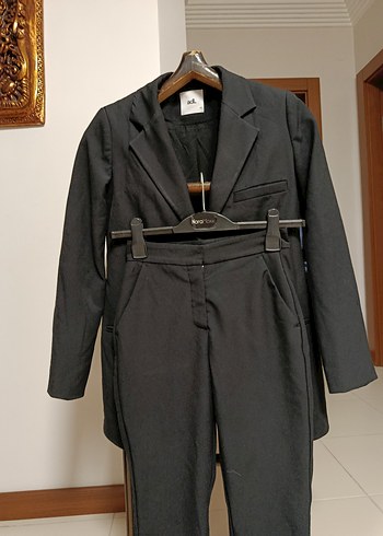 Gri Kadın Normal Kesim Kumaş Pantolon - Görsel 2