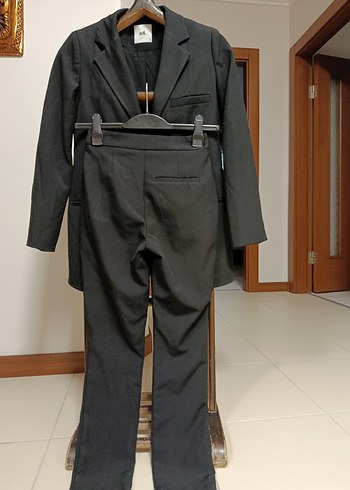 Gri Kadın Normal Kesim Kumaş Pantolon - Görsel 6