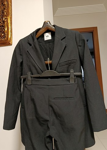 Gri Kadın Normal Kesim Kumaş Pantolon - Görsel 3