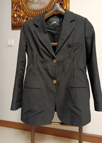 Kemerli Siyah Kumaş Kadın Pantolon - Görsel 8