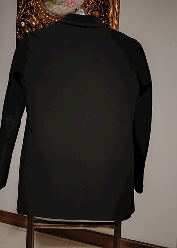 Kemerli Siyah Kumaş Kadın Pantolon - Görsel 5