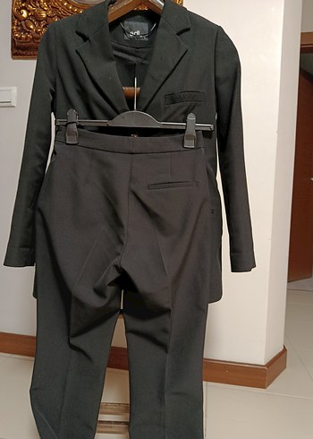 Kemerli Siyah Kumaş Kadın Pantolon - Görsel 4