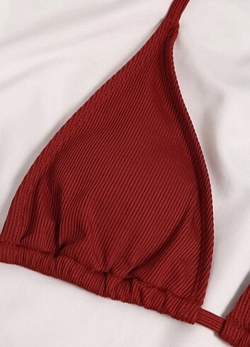 m Beden kırmızı Renk Sheinside bikini
