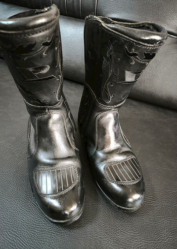 Probiker uniseks deri 38 numara-24 cm motorcu botu - Görsel 2