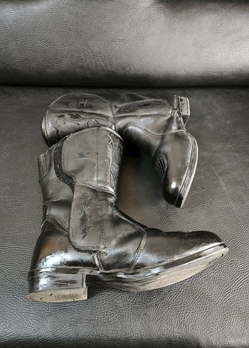 Probiker uniseks deri 38 numara-24 cm motorcu botu - Görsel 7