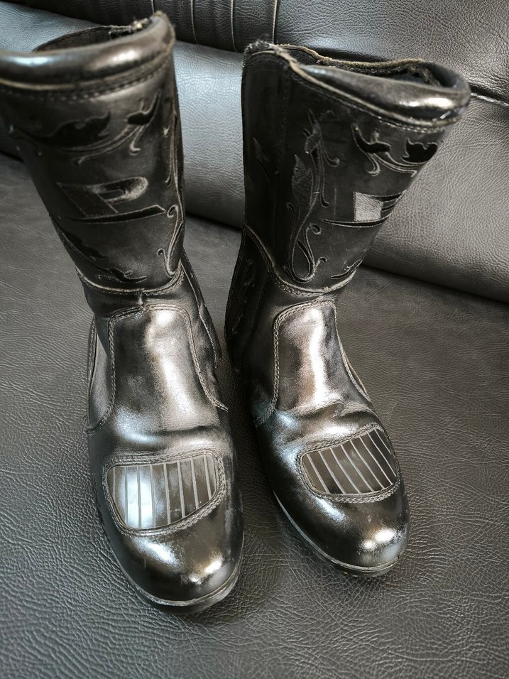 Probiker uniseks deri 38 numara-24 cm motorcu botu - Görsel 2