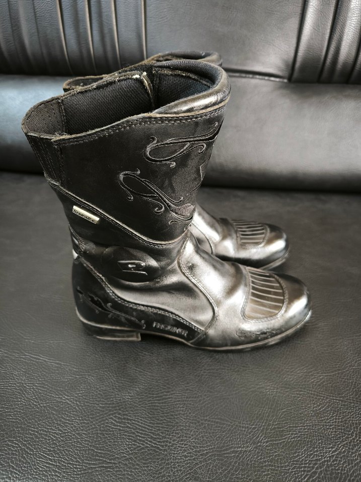 Probiker uniseks deri 38 numara-24 cm motorcu botu - Görsel 4