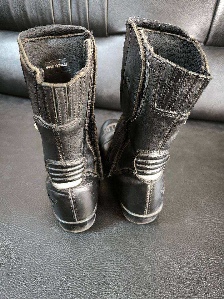 Probiker uniseks deri 38 numara-24 cm motorcu botu - Görsel 3