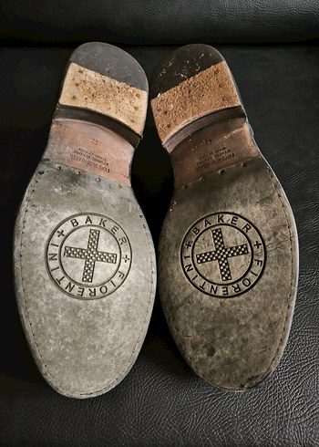 fiorentin+baker deri bot 42 numara-270 mm, temiz, orjinal - Görsel 7