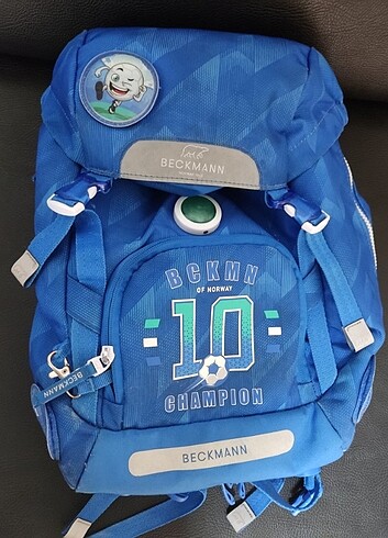 Avrupa Norveç markası Beckmann mavi renk sırt çantası mavi renk,