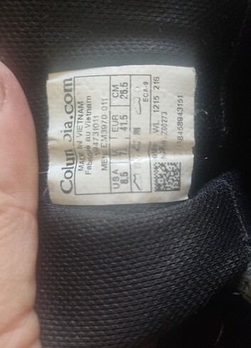 Columbia newton ridge plus 2 model polyester, su geçirmez, 41,5 - Görsel 8