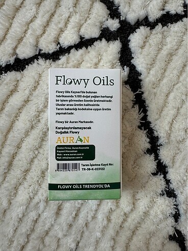 Diğer Flowy oils biberiye yağı