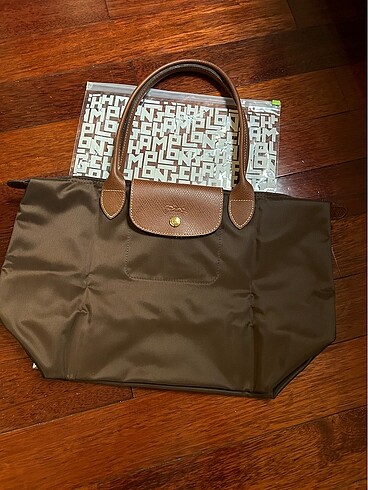Longchamp la pilage orijinal kahverengi çanta