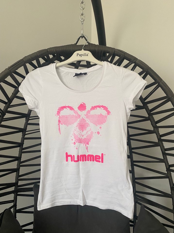 Hummel Pembe Baskılı Kısa Kollu Kadın Tişört - Görsel 2