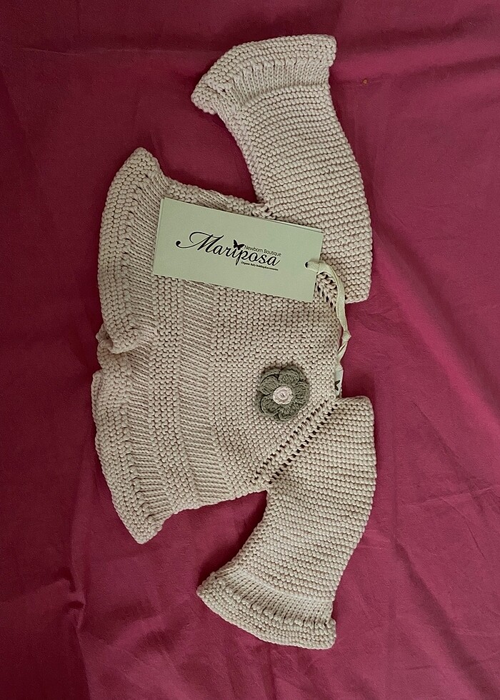 Kız bebek kazak - Görsel 4