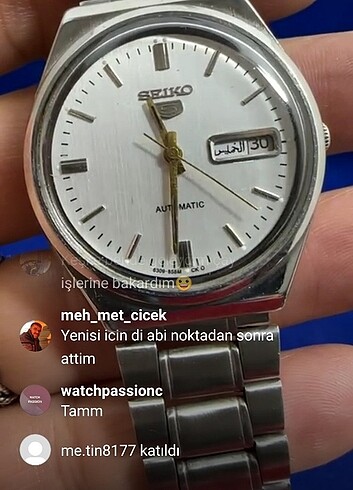Seiko 5 otomatik 