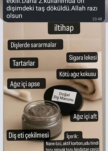 Nane Özlü Aktif Karbonlu Diş macunu - Görsel 6