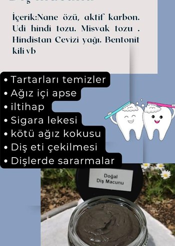 Nane Özlü Aktif Karbonlu Diş macunu - Görsel 8