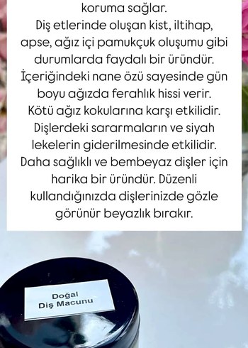 Nane Özlü Aktif Karbonlu Diş macunu - Görsel 3