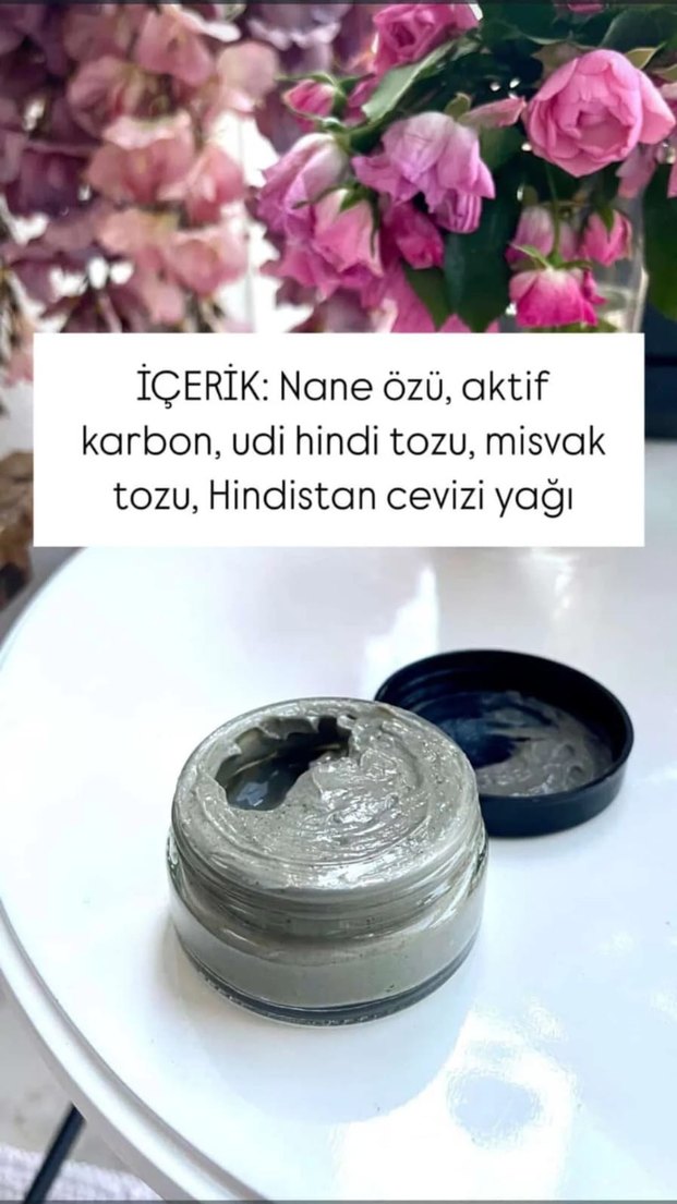 Nane Özlü Aktif Karbonlu Diş macunu - Görsel 2