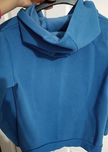 Mavi Erkek Çocuk Kapüşonlu Sweatshirt - Görsel 2