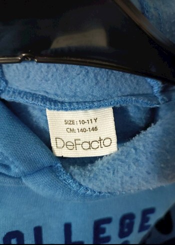 Mavi Erkek Çocuk Kapüşonlu Sweatshirt - Görsel 3