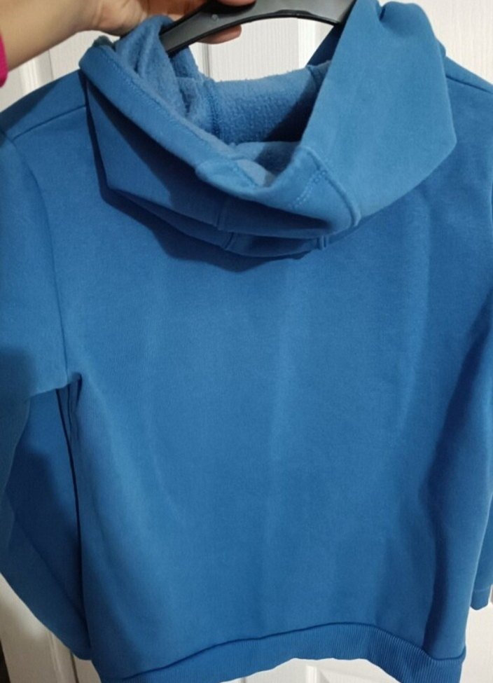 Mavi Erkek Çocuk Kapüşonlu Sweatshirt - Görsel 2