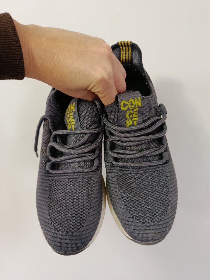 VTY Gri Spor Ayakkabı Erkek Sneaker - Görsel 4