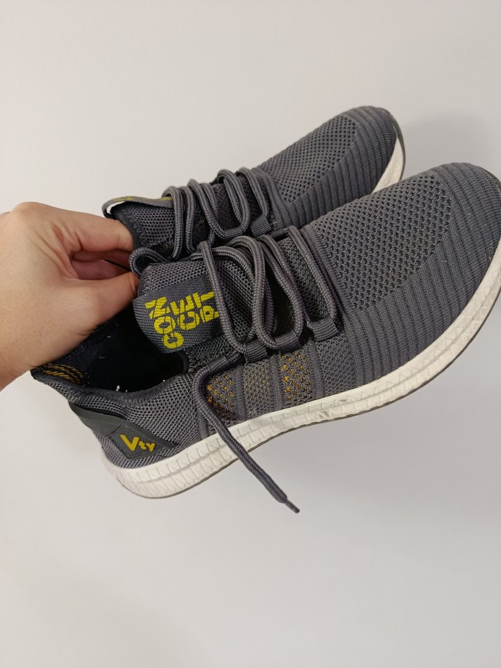 VTY Gri Spor Ayakkabı Erkek Sneaker - Görsel 3