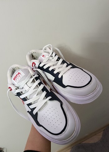 Beyaz U.S Polo Erkek Spor Ayakkabı - Görsel 4