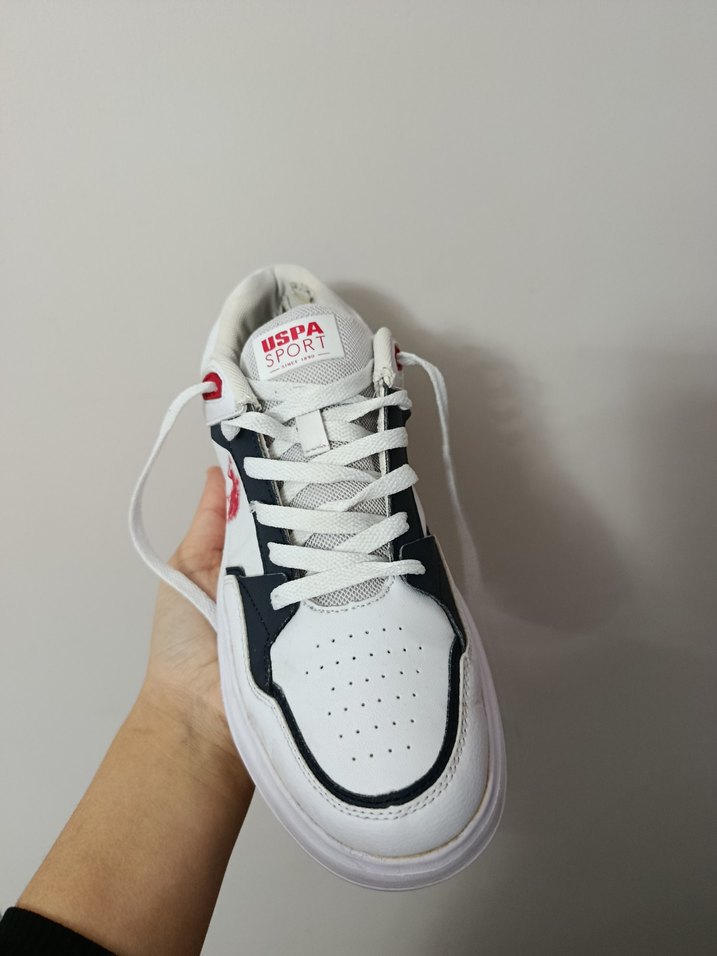 Beyaz U.S Polo Erkek Spor Ayakkabı - Görsel 2