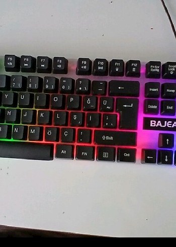 Renkli Işıklı BAJ Klavye - Görsel 2