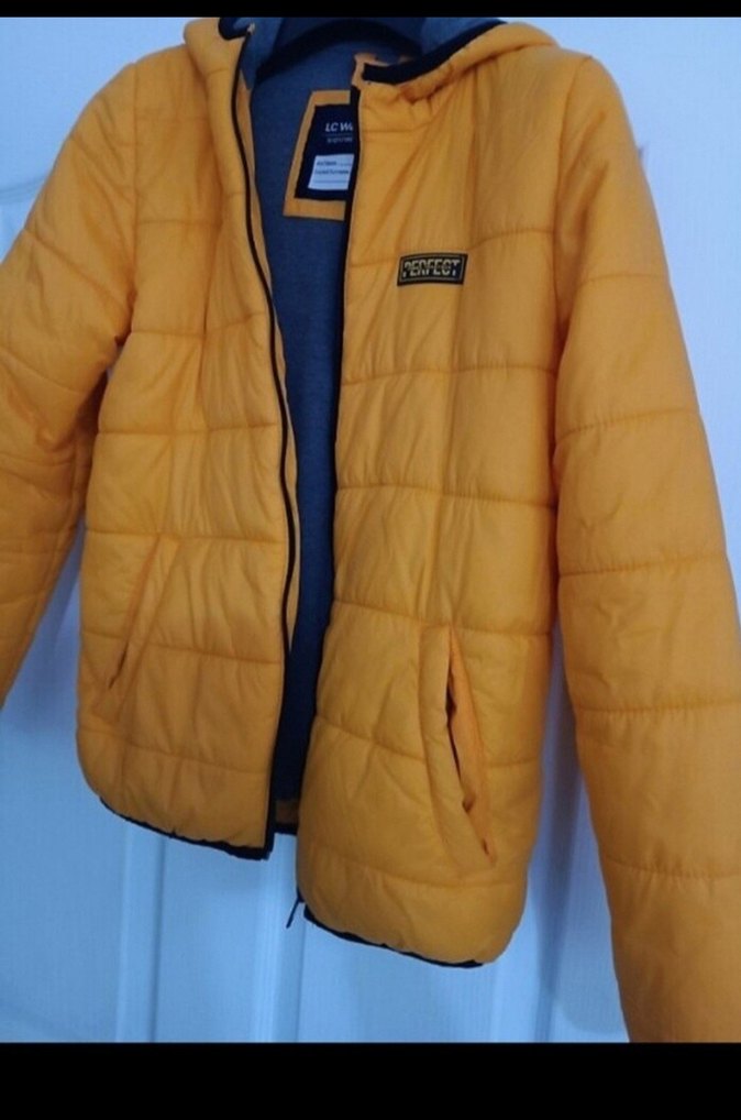 Sarı Fermuarlı Erkek Çocuk Mont - Görsel 2