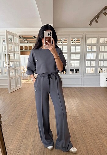 Lacoste Antrasit takım - Görsel 2