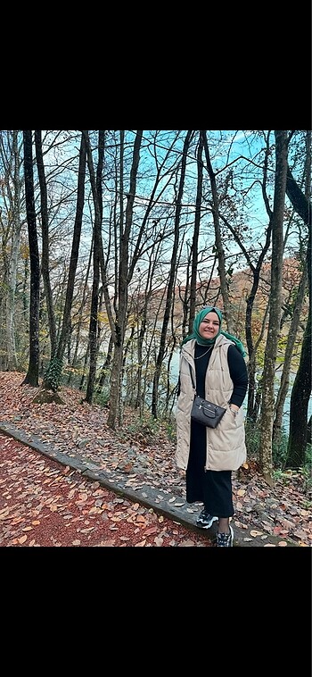 Zara deri şişme yelek