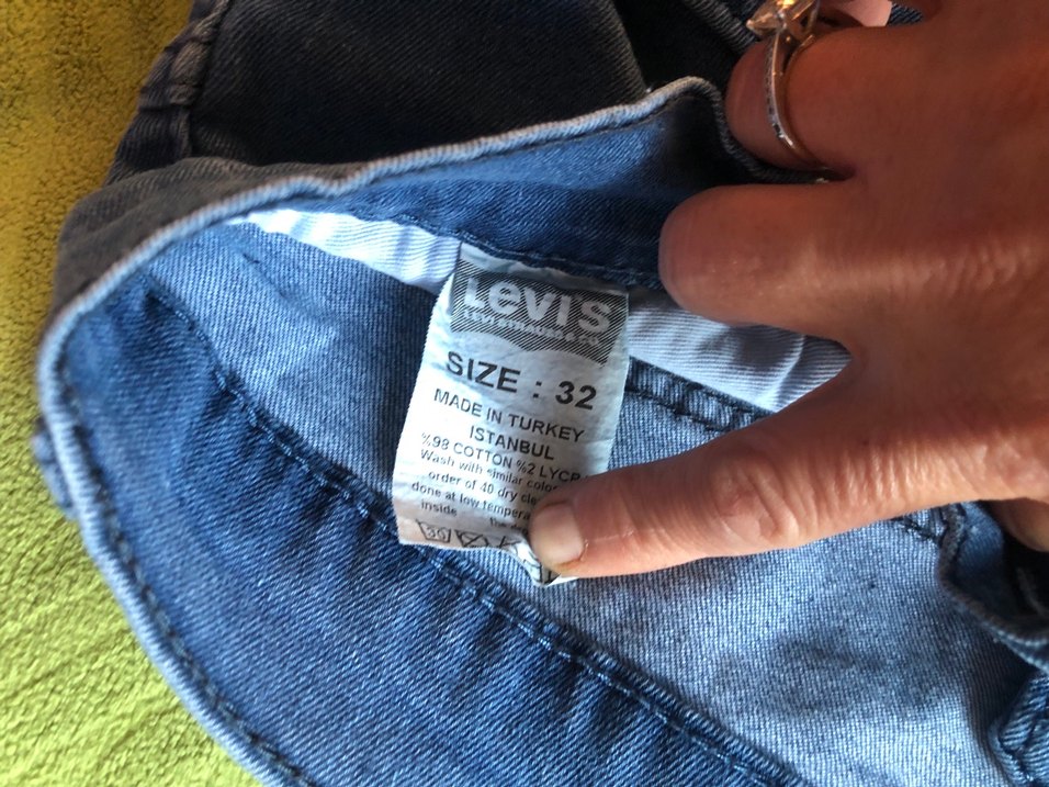 Levis Mavi Regular Kot Pantolon — görsel 3/8