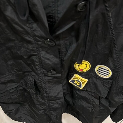 48 Beden siyah Renk OVERSIZE CEKET