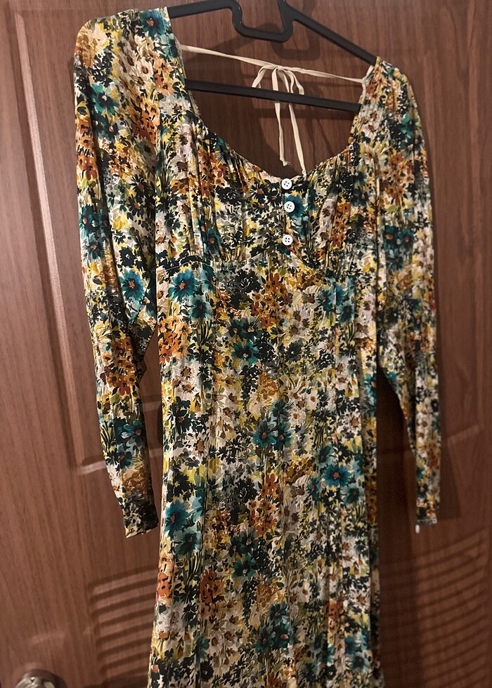 OXXO ÇİÇEK DESENLİ ELBİSE XS - Görsel 2