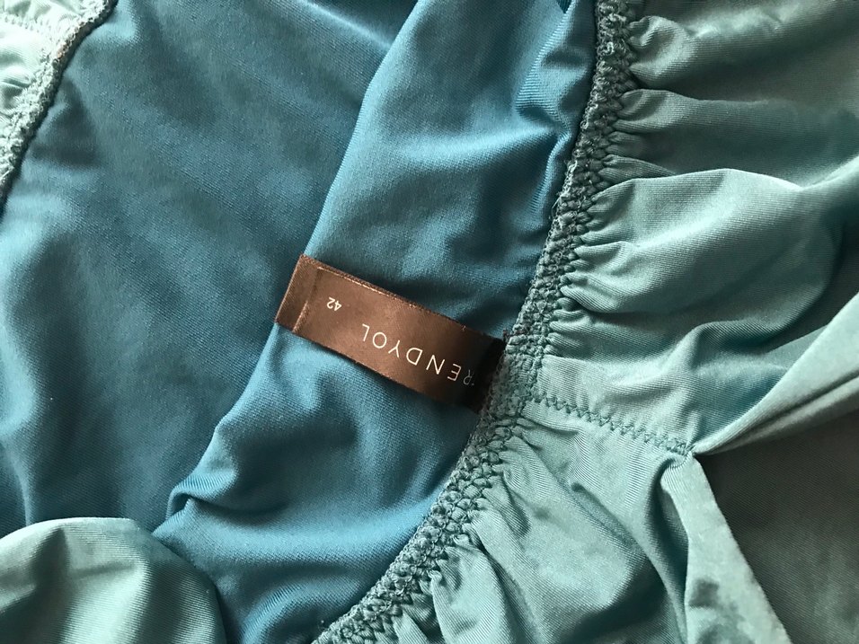 Drapeli Turkuaz Kadın Mayokini - Görsel 4