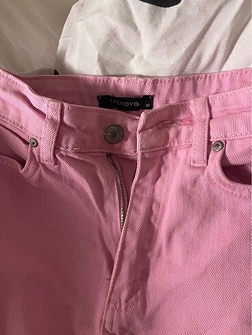 32 Beden Trendyol pembe pantolon