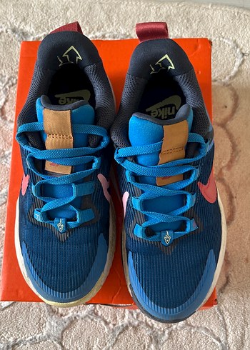 Nike Mavi Nike Spor Ayakkabı Velcro Detaylı