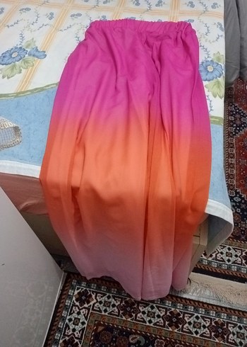 Pembe Bohem pantalonlu Nisan söz abiye davet kiyafeti - Görsel 5