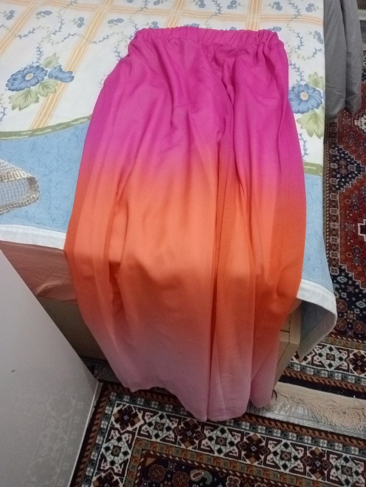 Pembe Bohem pantalonlu Nisan söz abiye davet kiyafeti - Görsel 5