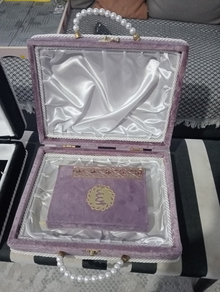 Vintage Mor Düğmeli Mini Tuxedo Çanta - Görsel 3