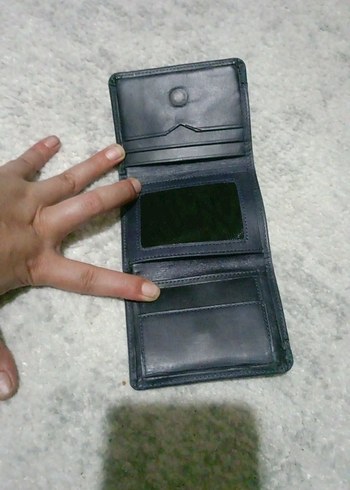 Klasik Lacivert Erkek Cüzdanı - Görsel 2