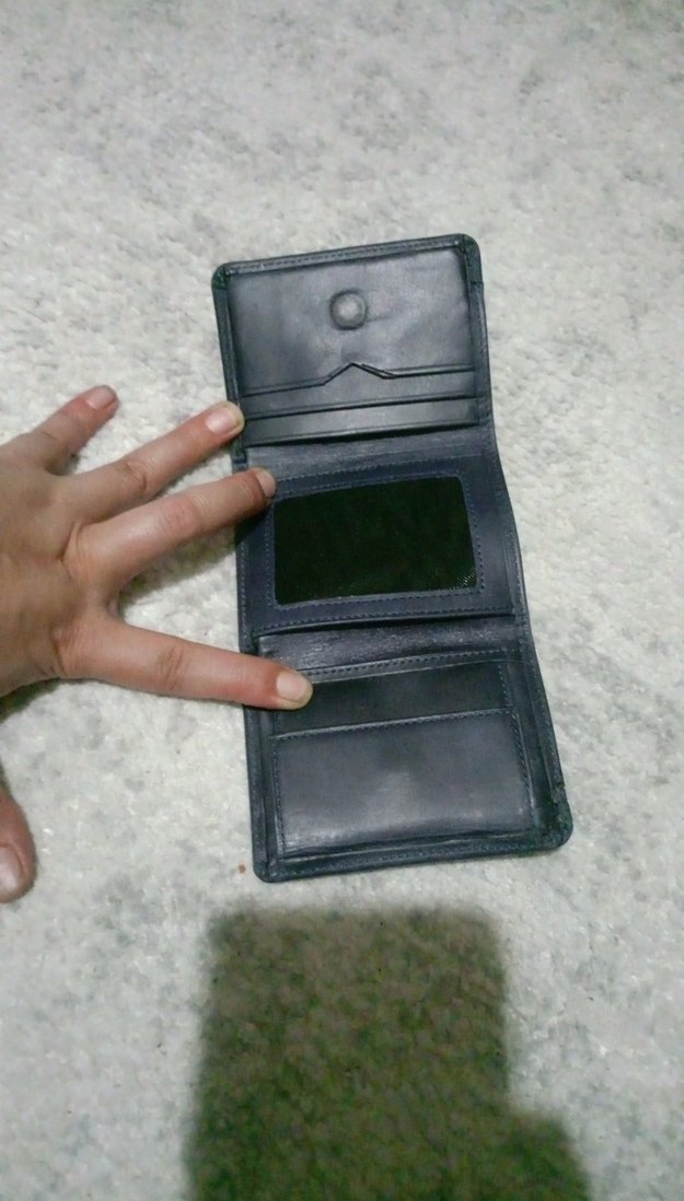 Klasik Lacivert Erkek Cüzdanı - Görsel 2