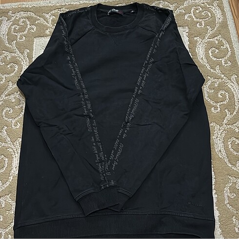 Erkek pierre cardin siyah kazak